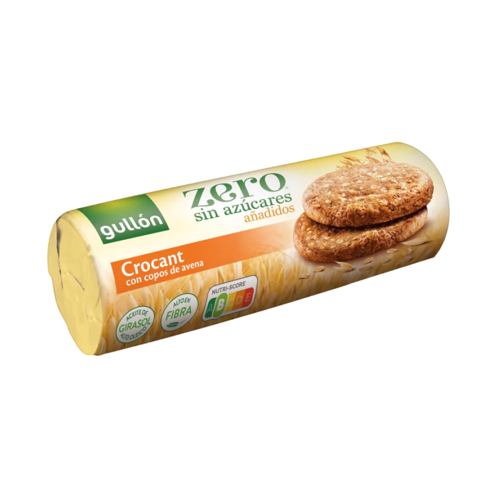 Gullón - Crocant zero cukor zabkeksz 280 g