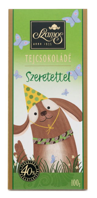 Szamos - Tejcsokoládé 100 g - Kutyás
